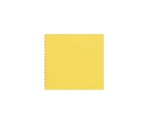 WEOKDFHA Cuaderno Espiral Cuaderno espiral, diario, libro de recortes, color septicolor, 100 hojas, cuadrícula 3 mm, página interior, tamaño A6, A5(1pc A6-Yellow)