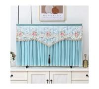 WEOKDFHA Funda Para Tv Cubierta a prueba de polvo for capó TV, toalla colgante for el hogar, cubierta Universal for, antipolvo for desmontable(Green,57-62 inches)