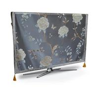 WEOKDFHA Funda Para Tv Lujo televisor Flor de cubierta polvo a prueba intemperie a a plasma Televisión tejido Tabla Corredor Cojín cojín(C,42inch)