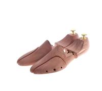 WEOKDFHA Hormas Horma for zapatos ajustable de madera roja doble tubo for hombre(EU 41 42)