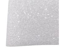 WEOKDFHA Láminas De Cuero Sintético con Purpurina Mini Rollo de Tela Vinilo imitación Cuero con Purpurina en Colores Pastel 30 x 134 cm y Respaldo Fieltro for Pendientes Lazos(Color-02)
