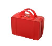 WEOKDFHA Maletas Pequeñas Maleta de Mano Caja Femenina, Estuche Almacenamiento Maquillaje 14 Pulgadas Boda Viaje Mini Maletas(Gold)