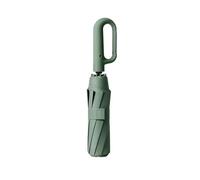 WEOKDFHA Mini Paraguas Paraguas Automático Plegable Extragrande Y Resistente For Hombre, Diseño De Hebilla Anilla, 20 Pulgadas, For Mujer para sol y lluvia(Green)