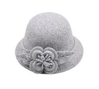 WEOKDFHA Sombrero Bombín Para Mujer Sombrero Bombín For Mujer, De Fuegos Artificiales For, Pescador, Banquete, Elegante Invierno Cálido Y Frío(Color14)