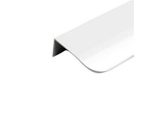 WEOKDFHA Tiradores Invisibles Para Cajones Tiradores Ocultos For Muebles, De Armario Cocina Dorados, Negros Y Blancos, Sin Perforaciones For Armarios Cajones, Arco For(White,150mm)