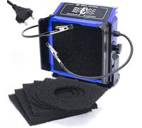 WEP 948DQ-I extractores de humos de soldadura con Filtración Doble, Manos Ayudantes, Ángulo Ajustable, Guardabarros para Estación de Soldadura, 6 Adsorbentes de Filtración(EU)