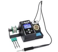 WEP Kit de estación de soldadura de precisión 982 II con 3 cartuchos de punta de soldador compatibles con C245, cable de soldadura sin plomo, 4 canales de memoria, ranura de cambio de punta,