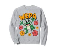Wepa Coqui Frog Hibiscus Flower Enthusiast Puerto Rico Sudadera