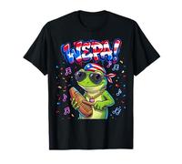 Wepa Coqui Frog Puerto Rico Flag Güiro Music Camiseta