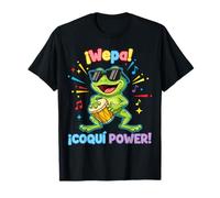 ¡Wepa! Coquí Power Fun Music Vibes Camiseta