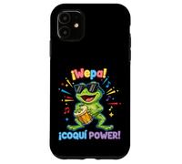 ¡Wepa! Coquí Power Fun Music Vibes Carcasa para iPhone 11