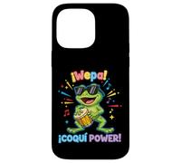 ¡Wepa! Coquí Power Fun Music Vibes Carcasa para iPhone 14 Pro MAX