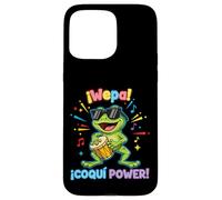 ¡Wepa! Coquí Power Fun Music Vibes Carcasa para iPhone 15 Pro MAX