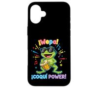 ¡Wepa! Coquí Power Fun Music Vibes Carcasa para iPhone 16 Plus