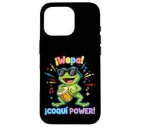 ¡Wepa! Coquí Power Fun Music Vibes Carcasa para iPhone 16 Pro