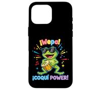 ¡Wepa! Coquí Power Fun Music Vibes Carcasa para iPhone 16 Pro MAX