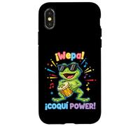 ¡Wepa! Coquí Power Fun Music Vibes Carcasa para iPhone X/XS