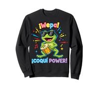 ¡Wepa! Coquí Power Fun Music Vibes Sudadera