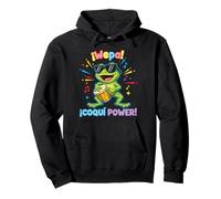 ¡Wepa! Coquí Power Fun Music Vibes Sudadera con Capucha