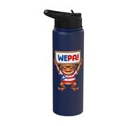 Wepa Coqui Rana Cultura Puerto Rico Orgullo Puertorriqueño Stainless Steel Insulated Water Bottle