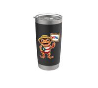 Wepa Coqui Rana Cultura Puertorriqueña Orgullo Puerto Rico Vaso térmico de acero inoxidable de doble pared