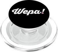 Wepa Gracioso Dicho Boricua con La Bandera de Puerto Rico PopSockets PopGrip para MagSafe