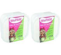 WePAM - PFWBBB-145 - Pasta de porcelana fría, 145 ml, color blanco (Paquete de 2)