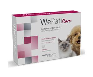 WePatiCare - Suplemento hepático para perros pequeños y gatos - WePharm - Cantidad: 30 comprimidos