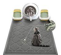 WePet Alfombrilla de arena para gatos Jumbo, tamaño XXL, 122 x 91 cm, alfombra de PVC suave y duradera de primera calidad, sin ftalatos, resistente a la orina, impermeable, lavable, control de