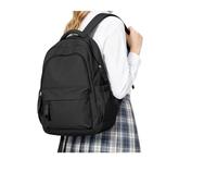 WEPLAN Mochila Escolar Adolescente Mochila Instituto Colegio Chica Chico | Mochila Universidad Mujer Hombre Casual Mochila Portatil Mochilas Escolares Niña Niño para Viaje Trabajo,B1-Negro