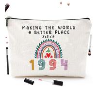 Weploda Bolsa De Cosméticos 1994, Neceser Portátil Con Estampado 1994, Bolsa De Maquillaje Pequeña, Bolsa Almacenamiento Bolsa Cosméticos Portátil, regalos cumpleaños regalos halloween regalos navidad