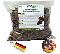WEPO Golosinas para perros - 1 kg de pulmón de vacuno seco - aperitivos saludables - Dog Treats - Saludable y fabricado en el Reino Unido - Suministra proteínas, vitaminas y