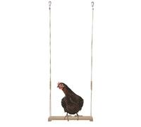 Weppduk Columpios de Pollo para gallineros,Columpio de gallinero - Soportes de Madera para Pollos,Juguete de Madera del oscilación del enriquecimiento del Pollo, Juguete del oscilación de la gallina