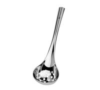 Weppduk Cucharas ranuradas para cocinar, cuchara colador de acero inoxidable con mango largo, espumadores de cocina para cenas de bufé, restaurantes, cocina, accesorios de cocina