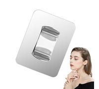 Weppduk Herramientas para mezclar maquillaje de acero inoxidable - Herramientas para base líquida, bandeja de mezcla manual para maquillaje profesional para cosméticos, sombras de ojos