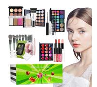 Weppduk Kit completo de maquillaje para mujer, kit de maquillaje de viaje - Kit completo de maquillaje multiusos | Kit de iniciación de maquillaje cosmético con caja para adultos, hombres,