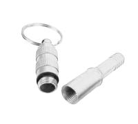 Weppduk Silbato de defensa fuerte, silbato de seguridad portátil para salvavidas, silbato de supervivencia de emergencia, silbato de aleación de aluminio, silbato de senderismo al aire libre para
