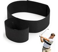 WEPRNTI Black Slider - Ayudas de entrenamiento de golf, entrenador de swing | Deslizador de golf portátil negro para corrección de postura. Ayudas de entrenamiento de golf ideales para la práctica diaria