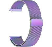 Wepro Metal Magnético Correa de reloj, 22mm 20mm 18mm Pulseras de reloj de acero inoxidable, malla ajustable Smart Watch Band Hombres Mujeres