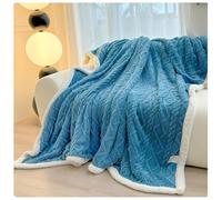 Weptrivion Manta de sofá, Manta con patrón de Jacquard de tafetán, Manta Tipo Chal para la Siesta en la Oficina, Manta de sofá para la Cama(Color:D,Size:150 * 200cm)