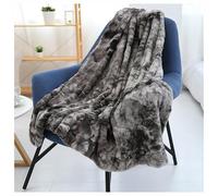 Weptrivion Manta de sofá, Manta de Terciopelo de Cristal, Manta de Felpa Suave y cómoda, Manta Tipo Chal, Manta para la Siesta(Color:B,Size:160X200cm)