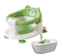 Weqizuerqi 41 X 32 X 24 Cm Asiento De Baño Asiento De Baño Para Bebé Silla De Ducha Para Niños Silla De Baño De Polipropileno Con 4 Ventosas Antideslizante Y Portátil Para Bebés A Partir De 6 Meses