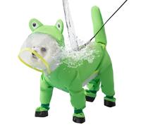 Weqizuerqi Abrigo para perros | Chaqueta impermeable para perros con capucha - Manta de secado rápido con rayas reflectantes para todos los tamaños en cualquier condición meteorológica