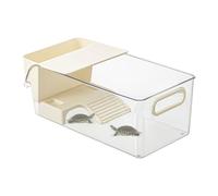 Weqizuerqi - Acuario para tortugas, acuario pequeño para tortuga, acuario transparente para cangrejos Bernard ranas reptiles hábitat con zona seca