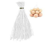 Weqizuerqi Bolsas de Red de Compras, 100 Piezas de Red elástica para Verduras con Cierre de Hebilla | 15,7 Pulgadas Reutilizables Transpirables para Carreras de mariscos | para Cocina, Se