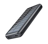 Weqizuerqi Cargador portátil, 10000 mAh, Cargador Solar para teléfono Celular, portátil, Delgado, para mochileros, Festivales, Playa, Vuelo, Senderismo, al Aire Libre, Universidad
