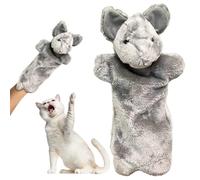 Weqizuerqi Gatos juguete marioneta de mano | Juguete de lucha libre para gatos marioneta de mano | Juego de sensores interactivos para promover la mente y prevenir el aburrimiento