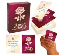 Weqizuerqi Juego de cartas para parejas - 50 cartas con ideas íntimas interactivas románticas, juego de cartas para conversaciones profundas en parejas - para recién casados