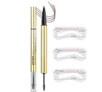 Weqizuerqi Lápiz de Cejas - Portaminas Delineador de Cejas Gel con Doble Punta | Accesorios de Maquillaje Anti-manchas para Mujeres y Hombres Oficina Gimnasio Deporte Citas
