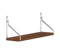 Weqizuerqi Librería flotante - Estantería de madera montada en la pared - Decoración de pared sin taladrar para baño, salón, plantas, cocina